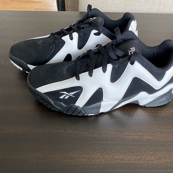 Reebok Kamikaze Low Og Black White Fy9780 Men's Shoe- Size